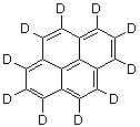 structure of CAS# 1718-52-1, Pyrene-d<sub>10</sub>;Perdeuteriopyrene; Pyrene d10