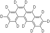 结构式 CAS# 1718-53-2, 十二氘代苯并[a]蒽