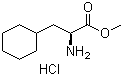 structure of CAS# 17193-39-4, (S)-(-)-Cyclohexylalanine methyl ester hydrochloride;3-Cyclohexyl-L-alanine methyl ester hydrochloride; beta-Cyclohexyl-L-alanine methyl ester hydrochloride
