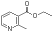 Ethyl 2-methylnicotinate molecular structure (CAS 1721-26-2)