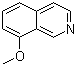 结构式 CAS# 1723-70-2, 8-甲氧基异喹啉