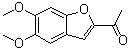 structure of CAS# 17249-61-5, 2-Acetyl-5,6-dimethoxybenzofuran;Caleprunin B; Eupatarone