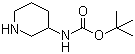 结构式 CAS# 172603-05-3, 3-叔丁氧羰基氨基哌啶