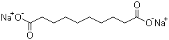Decanedioic acid sodium salt molecular structure (CAS 17265-14-4)
