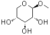 structure of CAS# 17289-61-1, Methyl beta-D-ribopyranoside;NSC 232024