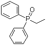 Diphenyl(ethyl)phosphine oxide molecular structure (CAS 1733-57-9)