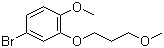 4-Bromo-1-methoxy-2-(3-methoxypropoxy)benzene molecular structure (CAS 173336-76-0)