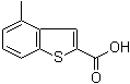 structure of CAS# 1735-13-3, 4-Methylbenzo[b]thiophene-2-carboxylic acid