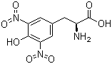 structure of CAS# 17360-11-1, 3,5-Dinitro-L-tyrosine;NSC 80662