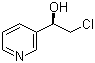 结构式 CAS# 173901-03-6, (R)-1-(3-吡啶基)-2-氯乙醇