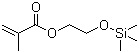 structure of CAS# 17407-09-9, Trimethylsiloxyethyl methacrylate;2-(Trimethylsilyloxy)ethyl methacrylate