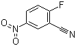 结构式 CAS# 17417-09-3, 2-氟-5-硝基苯腈