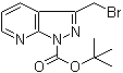 3-(Bromomethyl)-1H-pyrazolo[3,4-b]pyridine-1-carboxylic acid tert-butyl ester molecular structure (CAS 174180-76-8)