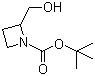 structure of CAS# 174346-82-8, N-Boc-2-azetidinemethanol;2-Hydroxymethyl-azetidine-1-carboxylic acid tert-butyl ester
