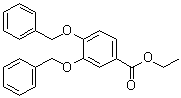 structure of CAS# 174398-83-5, 3,4-Bis(phenylmethoxy)benzoic acid ethyl ester
