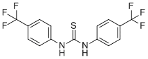 N,N'-bis[4-(trifluoromethyl)phenyl]-Thiourea molecular structure (CAS 1744-07-6)