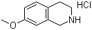 7-Methoxy-1,2,3,4-tetrahydroisoquinoline hydrochloride molecular structure (CAS 1745-05-7)