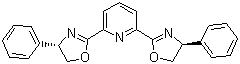 2,6-二[(4S)-4-苯基-2-恶唑啉基]吡啶分子结构 (CAS 174500-20-0)