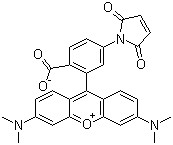 Tetramethylrhodamine-5-maleimide molecular structure (CAS 174568-67-3)