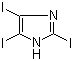 结构式 CAS# 1746-25-4, 2,4,5-三碘咪唑