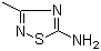 3-Methyl-1,2,4-thiadiazol-5-amine molecular structure (CAS 17467-35-5)