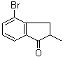 structure of CAS# 174702-59-1, 4-Bromo-2-methyl-1-indanone