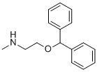 2-(Diphenylmethoxy)-N-methylethylamine molecular structure (CAS 17471-10-2)