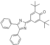 2,6-Di-tert-butyl-4-(4,5-diphenyl-2H-imidazol-2-ylidene)-2,5-cyclohexadien-1-one molecular structure (CAS 1749-80-0)