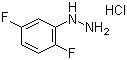 2,5-Difluorophenylhydrazine hydrochloride molecular structure (CAS 175135-73-6)