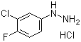 结构式 CAS# 175135-74-7, 3-氯-4-氟苯肼盐酸盐