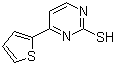 结构式 CAS# 175202-75-2, 4-(2-噻吩基)嘧啶-2-硫醇