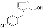 [1-(4-Chlorobenzyl)-1H-imidazol-2-yl]methanol molecular structure (CAS 175203-53-9)