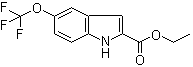 5-三氟甲氧基-1H-吲哚-2-羧酸乙酯分子结构 (CAS 175203-82-4)
