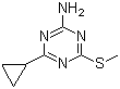 structure of CAS# 175204-57-6, 4-Cyclopropyl-6-(methylthio)-1,3,5-triazin-2-amine