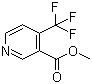 4-(三氟甲基)烟酸甲酯分子结构 (CAS 175204-82-7)