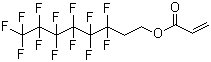 structure of CAS# 17527-29-6, 1H,1H,2H,2H-Perfluorooctyl acrylate;3,3,4,4,5,5,6,6,7,7,8,8,8-Tridecafluorooctyl acrylate