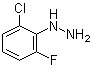 结构式 CAS# 175276-74-1, 1-(2-氯-6-氟苯基)肼