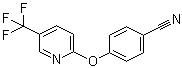 structure of CAS# 175277-01-7, 4-[[5-(Trifluoromethyl)-2-pyridinyl]oxy]benzonitrile;4-(5-Trifluoromethylpyridin-2-yloxy)phenylacetonitrile
