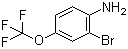 structure of CAS# 175278-17-8, 2-Bromo-4-trifluoromethoxyaniline;2-Bromo-4-(trifluoromethoxy)aniline