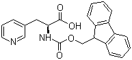 (S)-N-Fmoc-(3-Pyridyl)alanine molecular structure (CAS 175453-07-3)