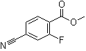 结构式 CAS# 175596-01-7, 4-氰基-2-氟苯甲酸甲酯
