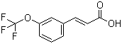 结构式 CAS# 175675-63-5, (E)-3-(3-三氟甲氧基苯基)-2-丙烯酸