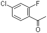 structure of CAS# 175711-83-8, 4'-Chloro-2'-fluoroacetophenone;1-(4-Chloro-2-fluorophenyl)ethanone