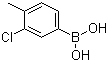 结构式 CAS# 175883-63-3, 3-氯-4-甲基苯硼酸