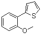 structure of CAS# 17595-92-5, 2-(2-Methoxyphenyl)thiophene