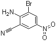 2-Amino-3-bromo-5-nitrobenzonitrile molecular structure (CAS 17601-94-4)