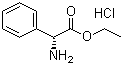 D-Phenylglycine ethyl ester hydrochloride molecular structure (CAS 17609-48-2)