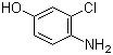 4-Amino-3-chlorophenol molecular structure (CAS 17609-80-2)