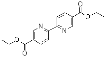 structure of CAS# 1762-46-5, Diethyl 2,2'-bipyridyl-5,5'-dicarboxylate;[2,2']-Bipyridinyl-5,5'-dicarboxylic acid diethyl ester