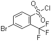 structure of CAS# 176225-10-8, 4-Bromo-2-(trifluoromethyl)benzenesulfonyl chloride